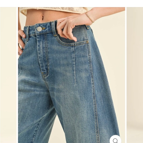 MIOU MUSE BARREL LEG JEANS - Picture 9 of 10